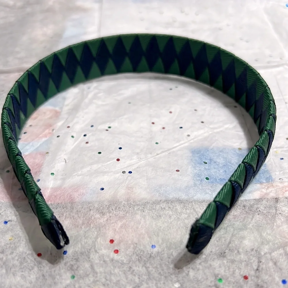 🌺2 Fabric Headbands Blue and Green & blue